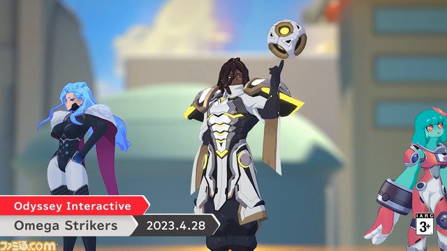 Switch版『オメガストライカーズ』が4月28日に配信決定。3人1組のチームで試合に挑むエアホッケーのようなオンライン専用対戦ゲーム【Nintendo Direct】