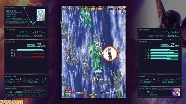 『レイズ アーケード クロノロジー』スコア情報やゲームランクを表示する“ガジェット”機能が搭載。プレイ中のBGMバージョンを選択可能に