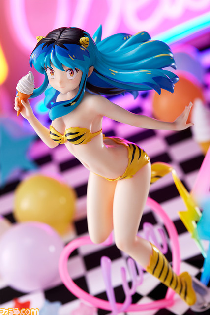 『うる星やつら』ラムちゃんの1/7スケールフィギュアが登場。ソフトクリーム片手に上目遣いの視線を送る表情がキュート