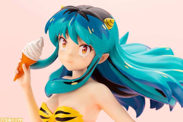 『うる星やつら』ラムちゃんの1/7スケールフィギュアが登場。ソフトクリーム片手に上目遣いの視線を送る表情がキュート