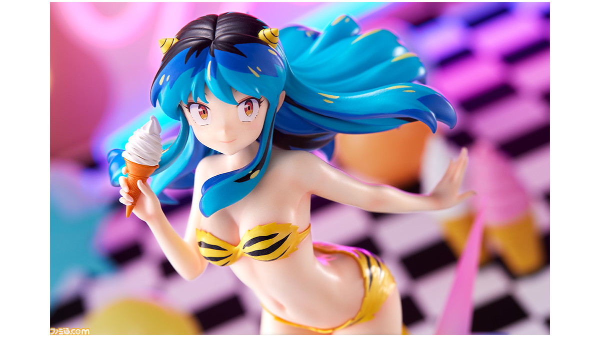 うる星やつら』ラムちゃんのフィギュアが登場。ソフトクリーム片手に