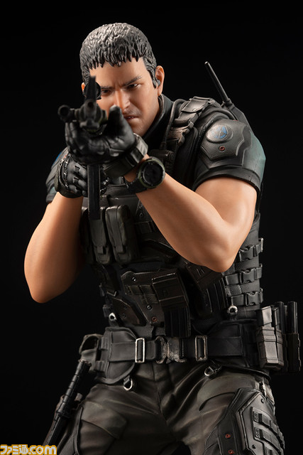 『バイオハザード:ヴェンデッタ』よりクリス・レッドフィールドのPVCスタチューが再登場!重装備を身にまとい、“M4A1カービン”のスコープを覗く射撃姿勢を立体化