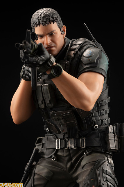 『バイオハザード:ヴェンデッタ』よりクリス・レッドフィールドのPVCスタチューが再登場!重装備を身にまとい、“M4A1カービン”のスコープを覗く射撃姿勢を立体化