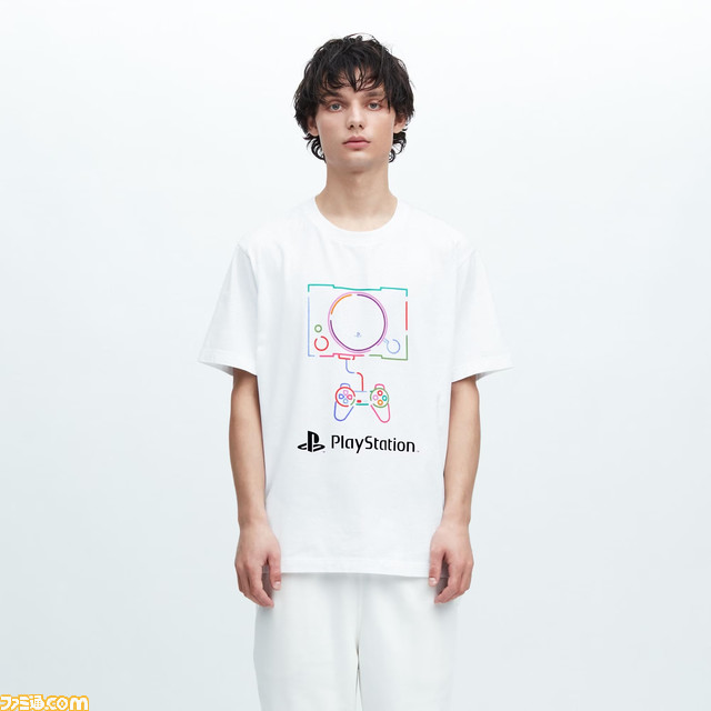 プレイステーションのTシャツが本日(2/20)より発売。歴代のゲーム機とコントローラーを遊び心満載のラインアートで表現
