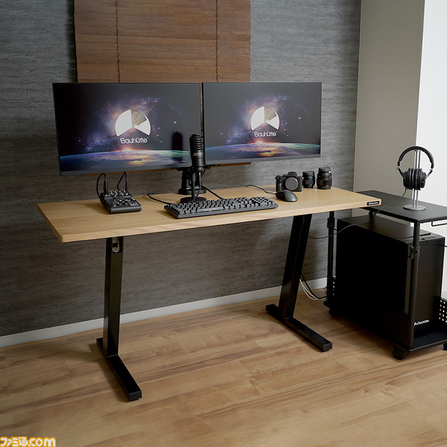PCの配線問題を解決するゲーミングデスク“ケーブルマスター”がバウヒュッテより発売。脚部に配線を隠してスッキリとしたPC環境に!