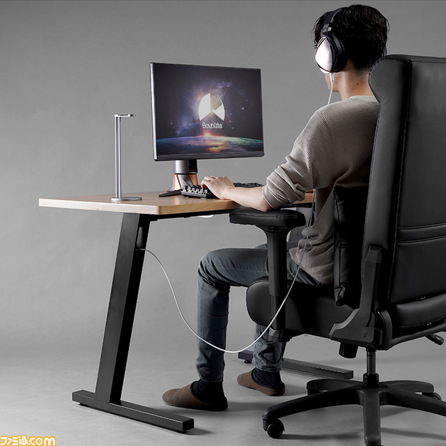 PCの配線問題を解決するゲーミングデスク“ケーブルマスター”がバウヒュッテより発売。脚部に配線を隠してスッキリとしたPC環境に!