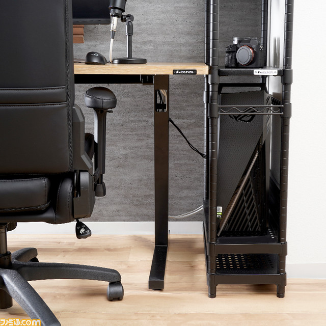 PCの配線問題を解決するゲーミングデスク“ケーブルマスター”がバウヒュッテより発売。脚部に配線を隠してスッキリとしたPC環境に!