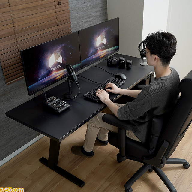 PCの配線問題を解決するゲーミングデスク“ケーブルマスター”がバウヒュッテより発売。脚部に配線を隠してスッキリとしたPC環境に!