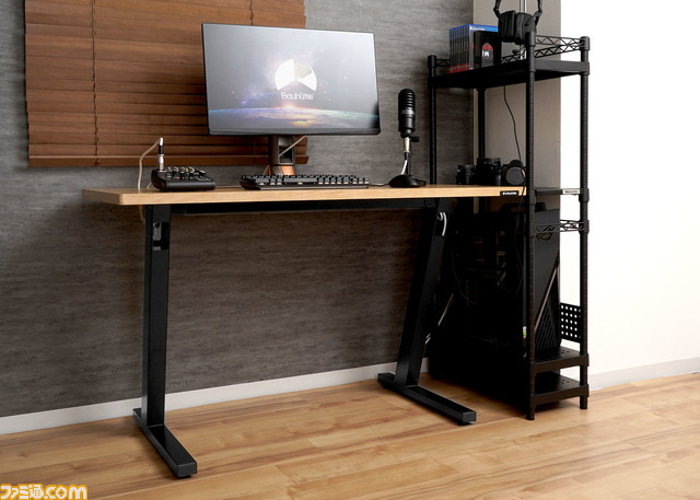 PCの配線問題を解決するゲーミングデスク“ケーブルマスター”がバウヒュッテより発売。脚部に配線を隠してスッキリとしたPC環境に!