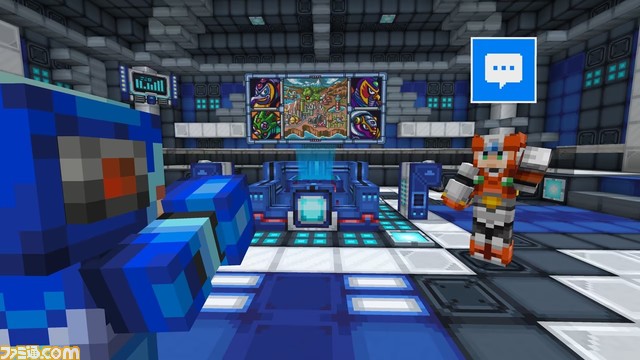 『マインクラフト』で『ロックマンX』がプレイ可能となるDLCが発表。原作BGMとともに、エックスバスターを用いたボス戦が楽しめる