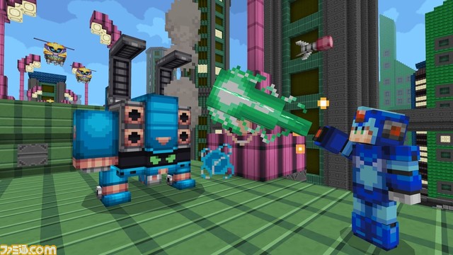 『マインクラフト』で『ロックマンX』がプレイ可能となるDLCが発表。原作BGMとともに、エックスバスターを用いたボス戦が楽しめる