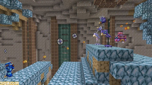 『マインクラフト』で『ロックマンX』がプレイ可能となるDLCが発表。原作BGMとともに、エックスバスターを用いたボス戦が楽しめる