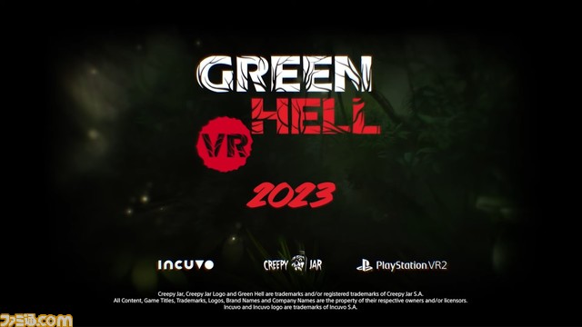 PS VR2『Green Hell VR』2023年発売。アマゾンの熱帯雨林を舞台にしたオープンワールド・サバイバルゲーム【State of Play】