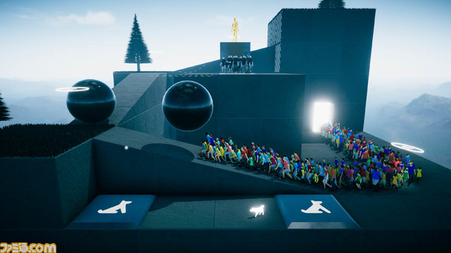 『ヒューマニティー』2023年5月発売。主人公の柴犬が意思も目的も失った人間たちを光の柱へと導くアクションパズルゲーム【State of Play】