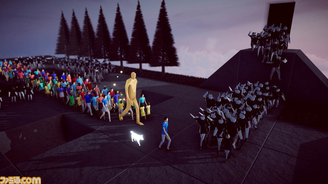 『ヒューマニティー』2023年5月発売。主人公の柴犬が意思も目的も失った人間たちを光の柱へと導くアクションパズルゲーム【State of Play】