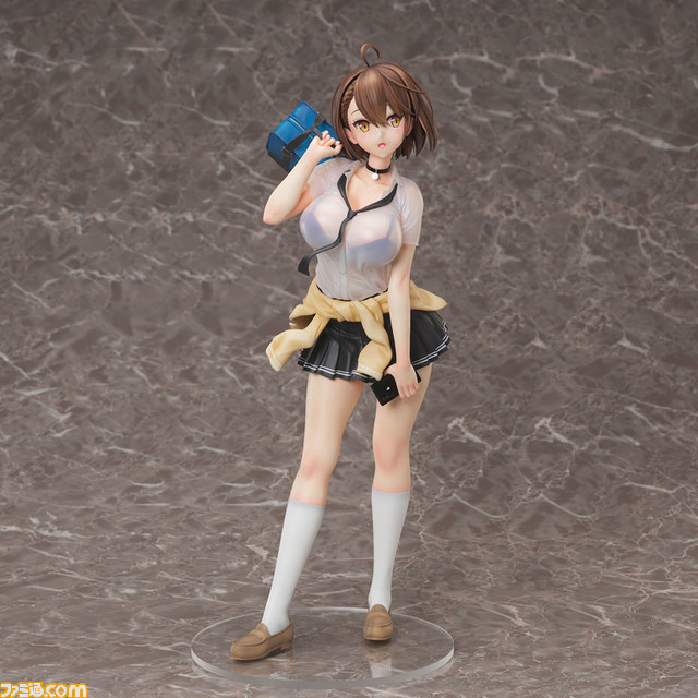 『アズールレーン』学生服姿のボルチモア1/4スケールフィギュアが登場。透明素材で再現したシャツ透けが美しすぎる…！