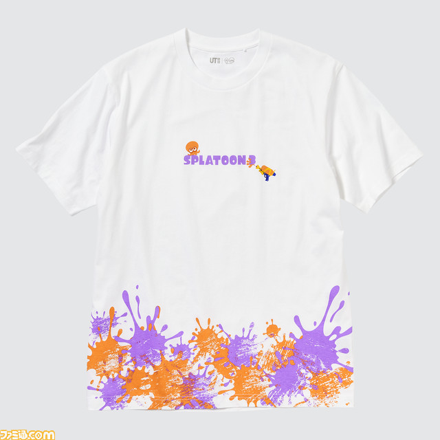 『スプラトゥーン3』イカしたデザインのコラボTシャツが3月24日よりユニクロで発売。対象商品2点以上の購入でオリジナルステッカー入り缶ケースをプレゼント