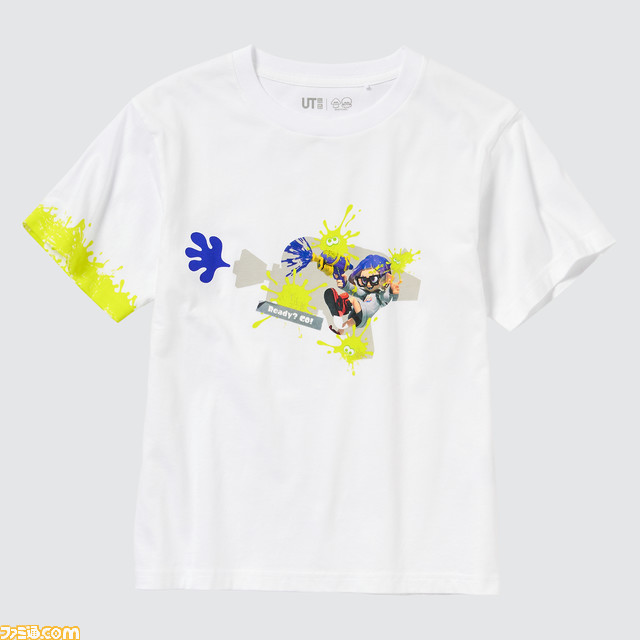 『スプラトゥーン3』イカしたデザインのコラボTシャツが3月24日よりユニクロで発売。対象商品2点以上の購入でオリジナルステッカー入り缶ケースをプレゼント