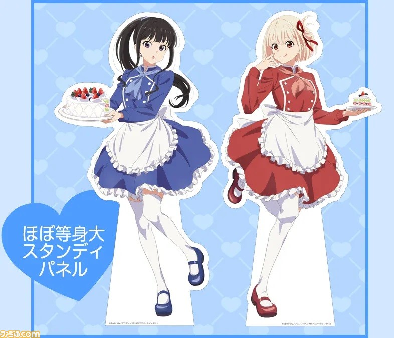 リコリコ』千束とたきながデート服&パティシエ衣装でアトレ