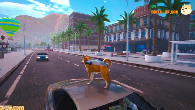 犬が破壊の限りを尽くす『Doge Simulator』がSteam向けに登場。ジェットパックで空を飛び、ビームで車を壊す犬になれるシミュレーションゲーム