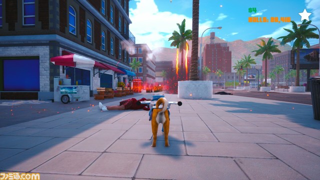 犬が破壊の限りを尽くす『Doge Simulator』がSteam向けに登場。ジェットパックで空を飛び、ビームで車を壊す犬になれるシミュレーションゲーム