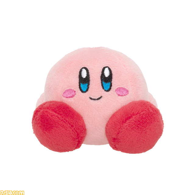 『星のカービィ』手乗りサイズのぬいぐるみがカプセルトイで3月11日より順次発売。スターロッドやスターを持ってちょこんとお座り