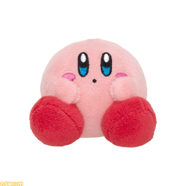 『星のカービィ』手乗りサイズのぬいぐるみがカプセルトイで3月11日より順次発売。スターロッドやスターを持ってちょこんとお座り