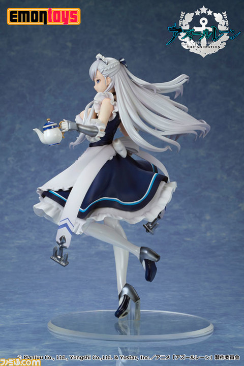 アズールレーン』ベルファストの1/7スケールのフィギュアが登場