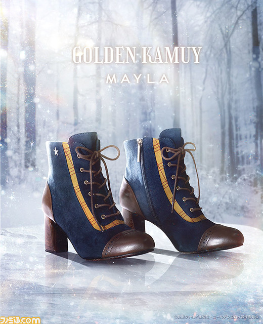 『ゴールデンカムイ』杉元とアシリパモデルのブーツが3月13日18時発売。不死身の男は実直に、新しい時代のアイヌの女は白く気高く。優美なブランド“マイラ”とコラボレーション