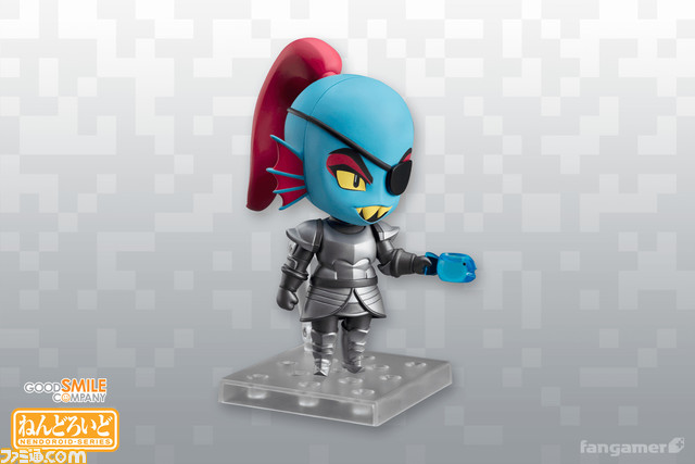 『UNDERTALE』アンダインのねんどろいどが本日(3/8)より発売。交換用表情パーツとして“通常顔”と“高笑い顔”が付属