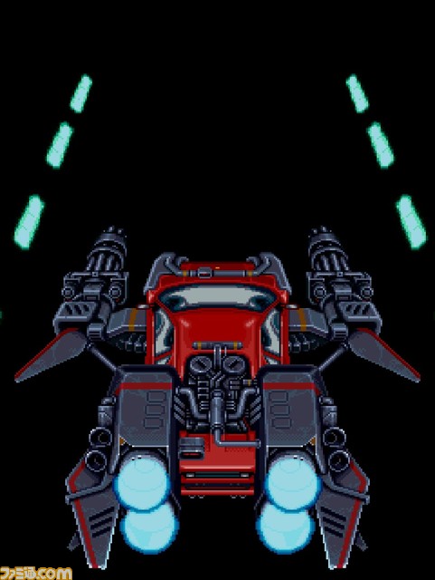 【アケアカ】Switch/PS4『ターボフォース』が3/9に配信決定。未来世界で愛車と共に世界を救うシューティングゲーム