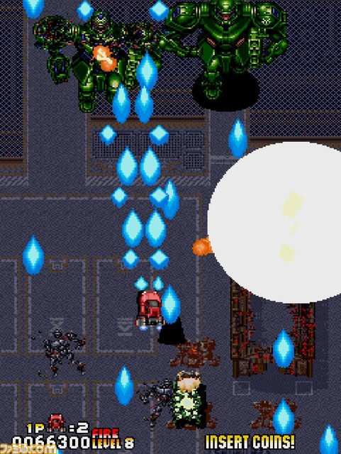 【アケアカ】Switch/PS4『ターボフォース』が3/9に配信決定。未来世界で愛車と共に世界を救うシューティングゲーム