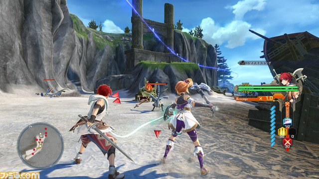 『イースX -ノーディクス-』主人公アドルとヒロイン カージャのイラストが公開。ソロモードとコンビモードを切り替える“クロスアクション”の詳細も到着