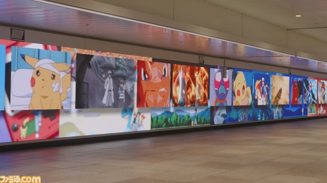 【アニポケ】サトシ、ピカチュウのこれまでの旅を振り返る特別映像が新宿ウォール456プレミアムにて公開中。放映は3月19日(日)まで