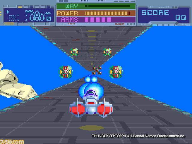 【アケアカ】Switch/PS4版『3DサンダーセプターII』が3月16日配信。3Dスコープによる立体視表現で話題となったシューティングゲーム