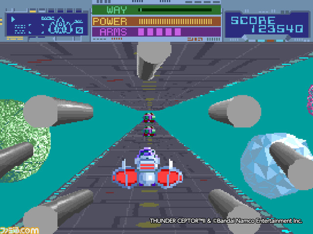 【アケアカ】Switch/PS4版『3DサンダーセプターII』が3月16日配信。3Dスコープによる立体視表現で話題となったシューティングゲーム