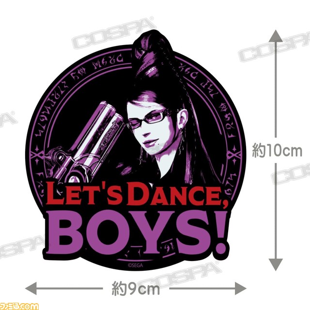 『ベヨネッタ』『ベヨネッタ3』より公式グッズが登場。ベヨネッタが大きくデザインされたTシャツやステッカー、ロックグラスなどがラインアップ