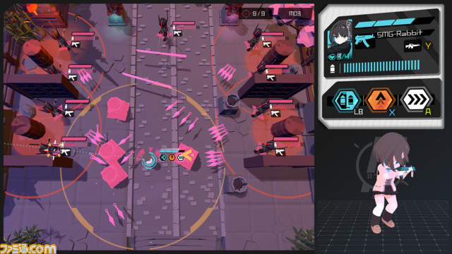 クールでかわいいガンシューティング『Physical Layer』がSteamにて配信開始。女子高生エージェントを操作して敵基地への潜入を目指す！