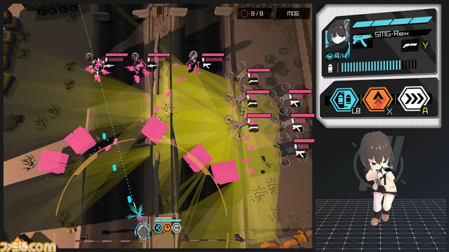 クールでかわいいガンシューティング『Physical Layer』がSteamにて配信開始。女子高生エージェントを操作して敵基地への潜入を目指す！