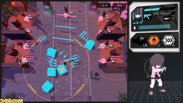 クールでかわいいガンシューティング『Physical Layer』がSteamにて配信開始。女子高生エージェントを操作して敵基地への潜入を目指す！