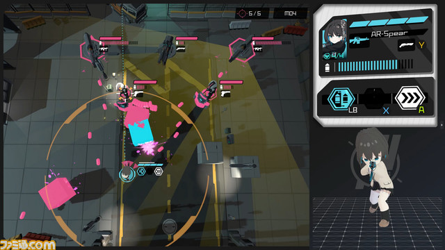 クールでかわいいガンシューティング『Physical Layer』がSteamにて配信開始。女子高生エージェントを操作して敵基地への潜入を目指す！