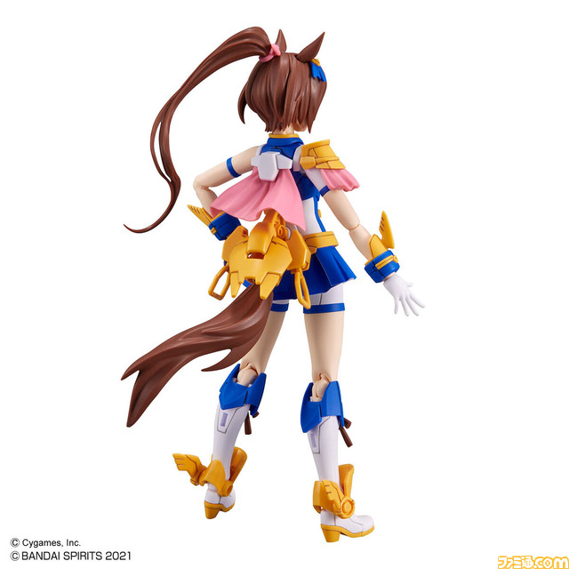 『ウマ娘』島田フミカネ＆海老川兼武によるオリジナル衣装を着たトウカイテイオーのプラモが本日（3/18）発売。パーツの組み合わせでさまざまなポーズを表現可能