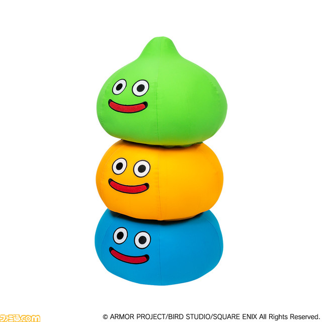 『ドラゴンクエスト』グッズ スライムたちのビーズクッション発売決定のお知らせ