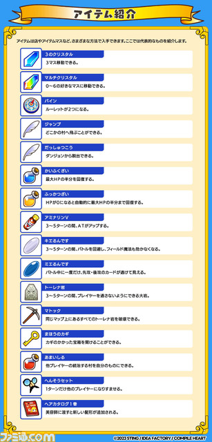 『ドカポンキングダム コネクト』ルールやマスの種類、オンライン要素などゲームの基本が学べるオンラインマニュアルが公開