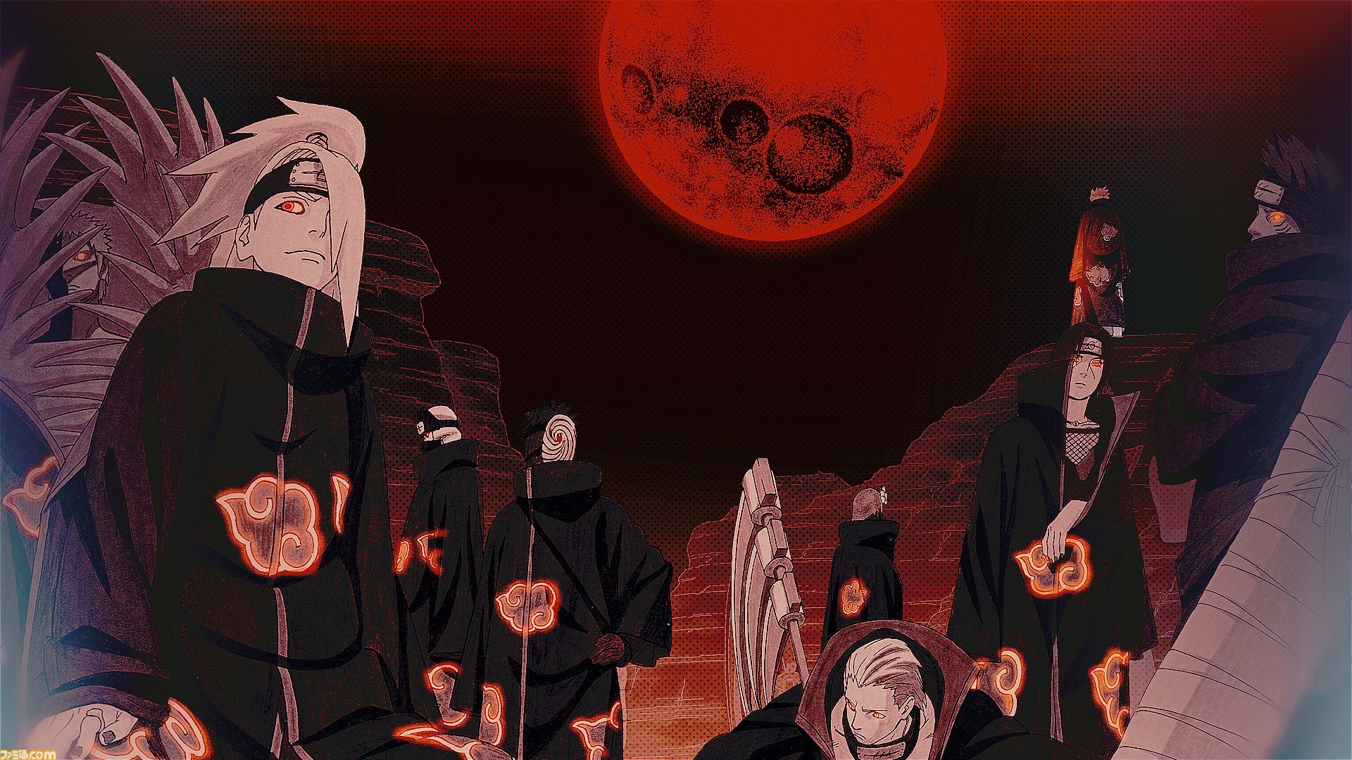 ナルト疾風伝　NARUTO　◎中国限定　ホログラム　暁　缶バッジ　セットF ナルト疾風伝 NARUTO ◎中国限定 ホログラム 暁 缶バッジ セット