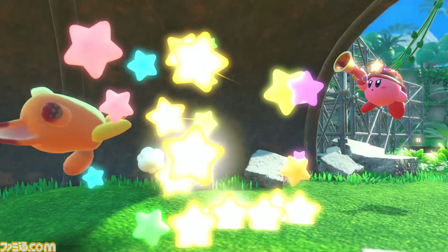 『星のカービィ ディスカバリー』が発売1周年。巨大なアイテムを頬張り、カービィの体が伸びてヘンケイするのが楽しい本編シリーズ初の3D作品【今日は何の日?】