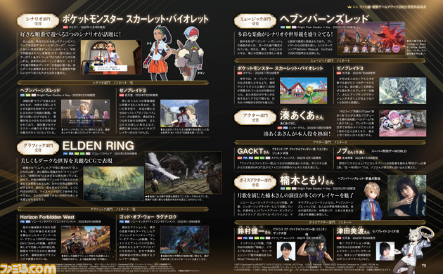 “ファミ通・電撃ゲームアワード2022”ゲームオブザイヤーは『ELDEN RING』が受賞! 全21部門の受賞作品を一挙掲載【先出し週刊ファミ通】