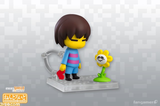 『UNDERTALE』主人公ニンゲンのねんどろいどが本日（3/28）より予約開始。タマシイやフラウィ、トリエルとの手つなぎパーツが付属