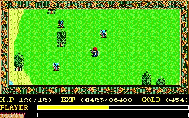 『イース』(X1版)が本日(3/28)より“プロジェクトEGG”にて配信開始。6冊のイースの本を求めて冒険するアクションRPG