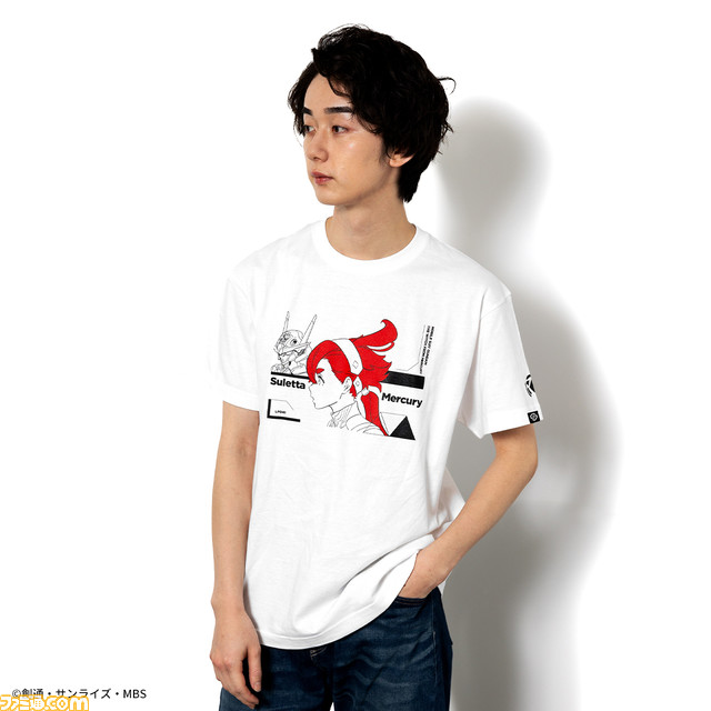 『ガンダム 水星の魔女』スレッタやミオリネたちの横顔をプリントしたTシャツやパーカーが登場。プレミアムバンダイで予約開始